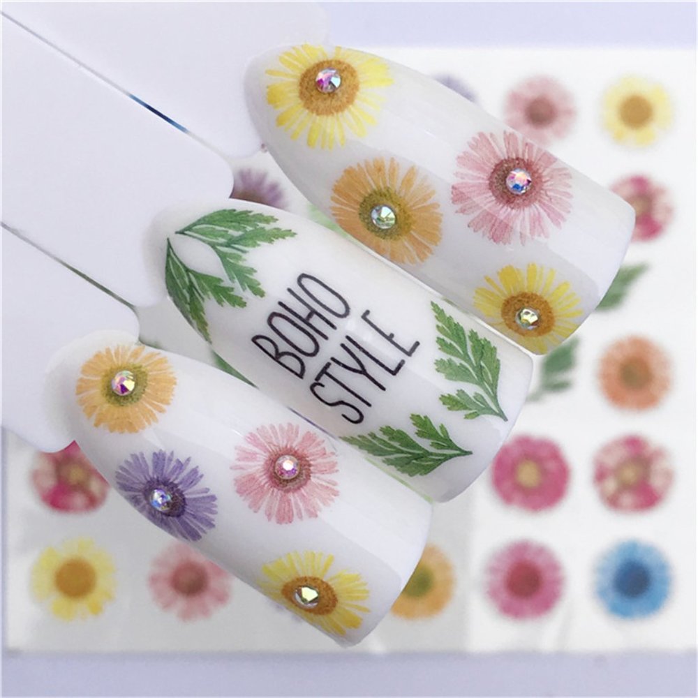 Fingernail Art Water Slide Transfer Nail Stickers - Picture 2 of 3